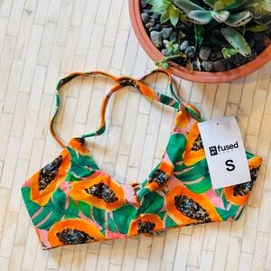 NEW Fused Hawaii “Papayeah” Kohanaiki Bikini Top